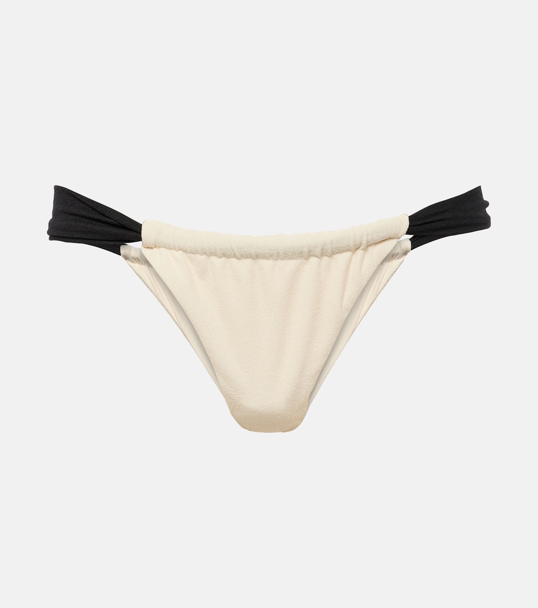 

Плавки-бикини в стиле 90-х с цветными блоками Same, Faux Suede Black Cream