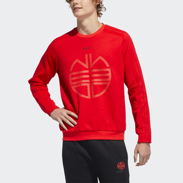 Толстовка мужская красная Adidas Neo, красный — фото 2