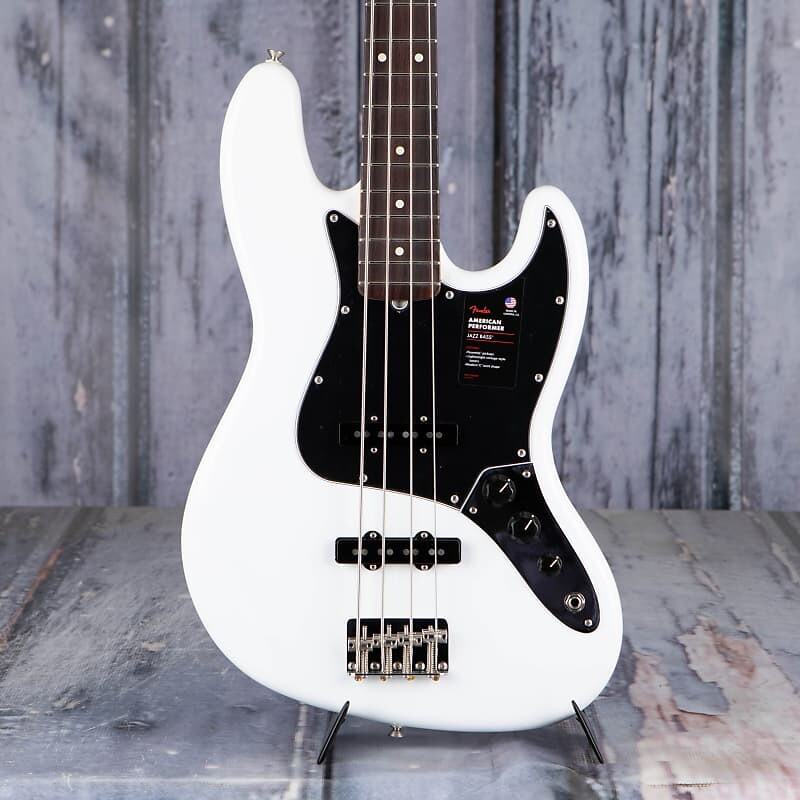 

Басс гитара Fender American Performer Jazz Bass, Arctic White