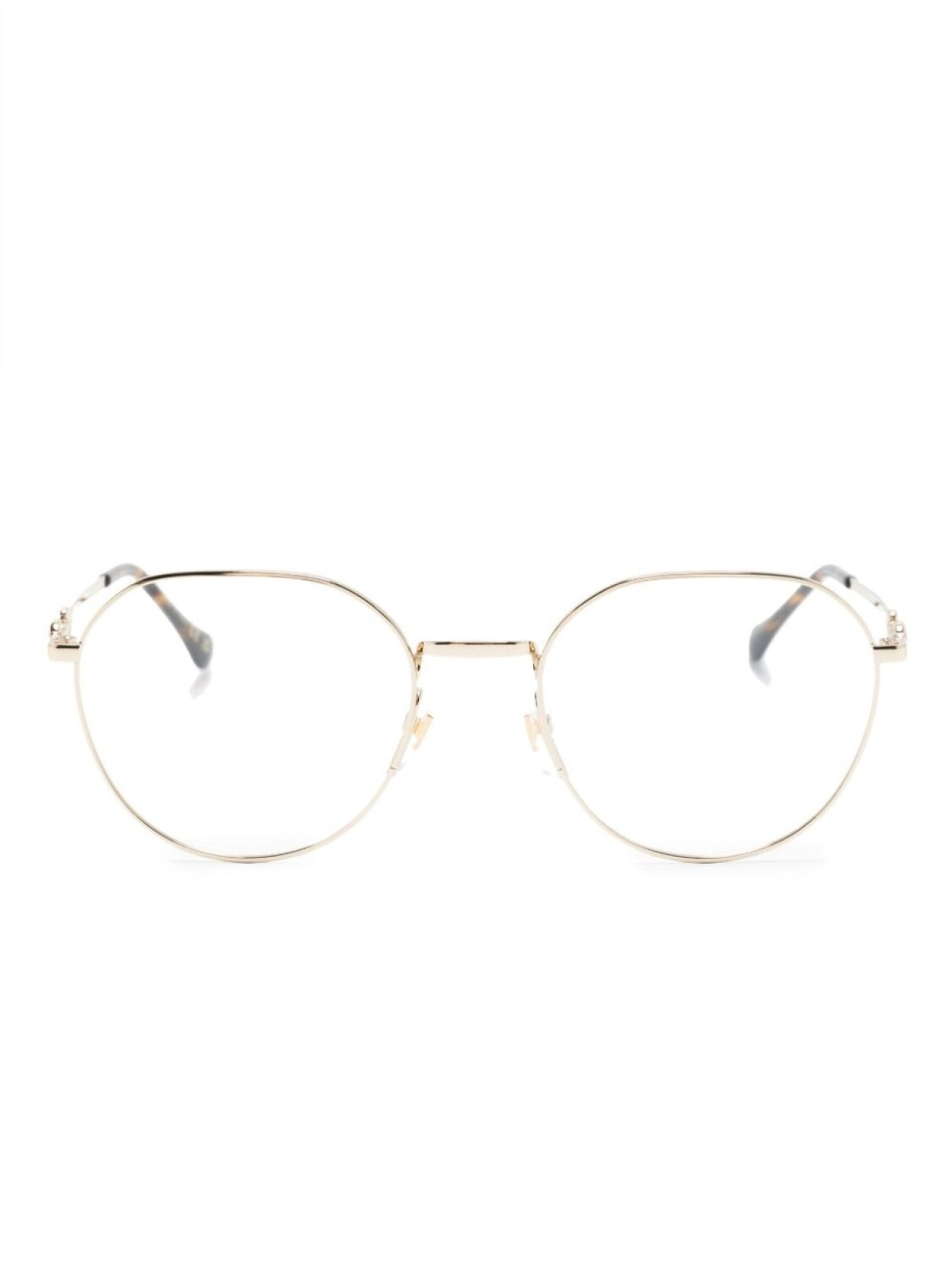

Очки в круглой оправе с логотипом Gucci Eyewear, золотой
