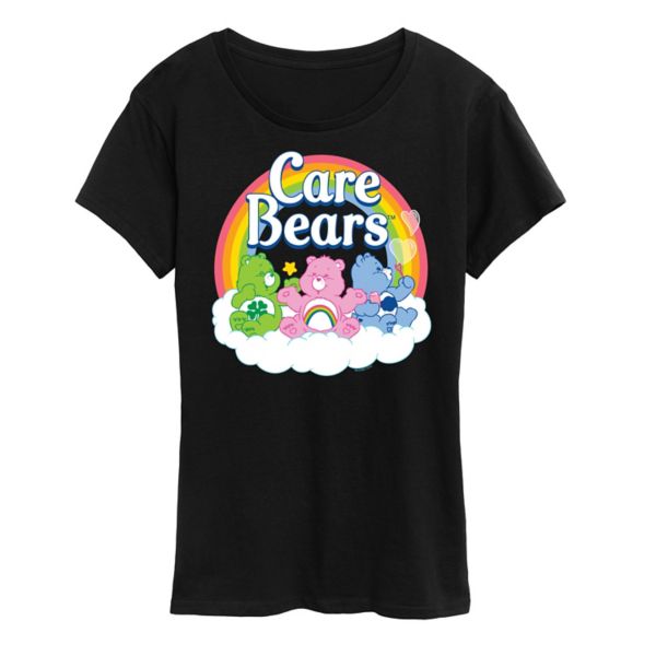 

Женская футболка с логотипом группы Care Bears Licensed Character, черный