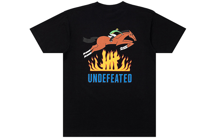 

Футболки унисекс с круглым вырезом, умеренно прямой крой Undefeated, черный