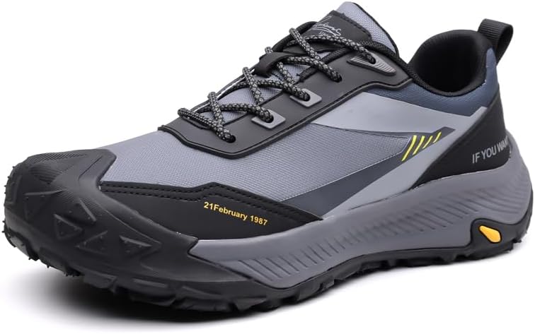 

Мужские стильные, дышащие, сетчатые, на шнуровке, повседневные спортивные кроссовки для активного отдыха с круглым носком, легкие и нескользящие, подходят для ежедневных прогулок и бега Igzbibg, черный