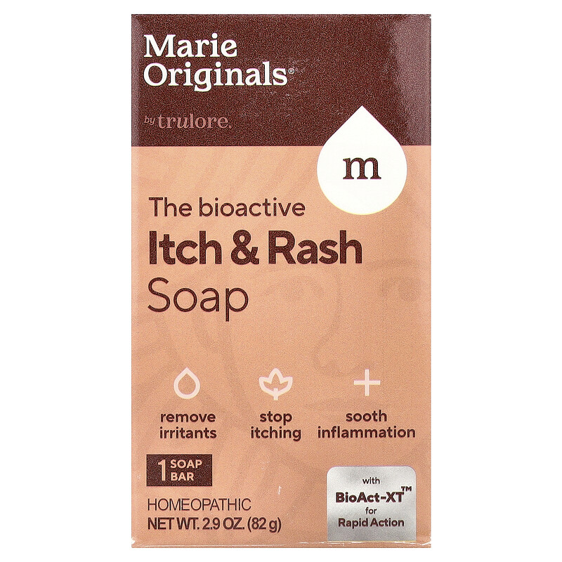 

Marie Originals, Биоактивное мыло от зуда и сыпи, 82 г (2,9 унции)