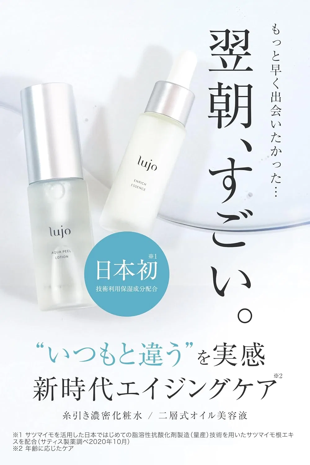 Набор для лица Lujo Aqua Peel Lotion и Enrich Essence 30 мл + 13 мл — фото 2