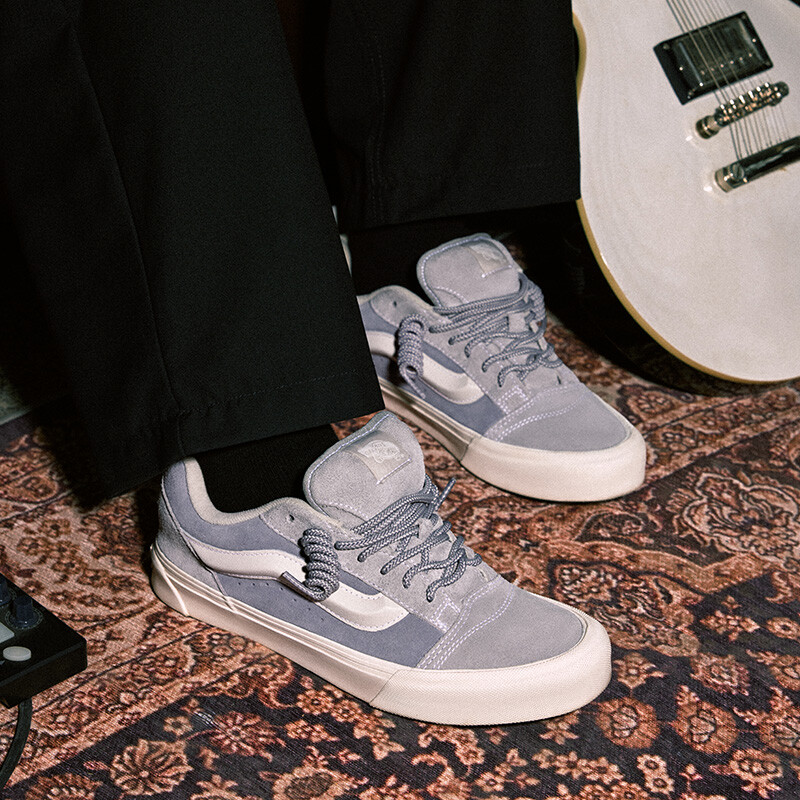 Кроссовки Vans Knu Skool High Street Dragon Fruit, красно-розовый — фото 2