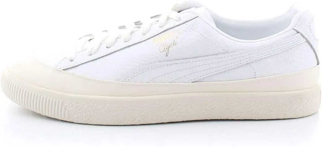Кроссовки PUMA Clyde Rubber Toe LTHR White/White
