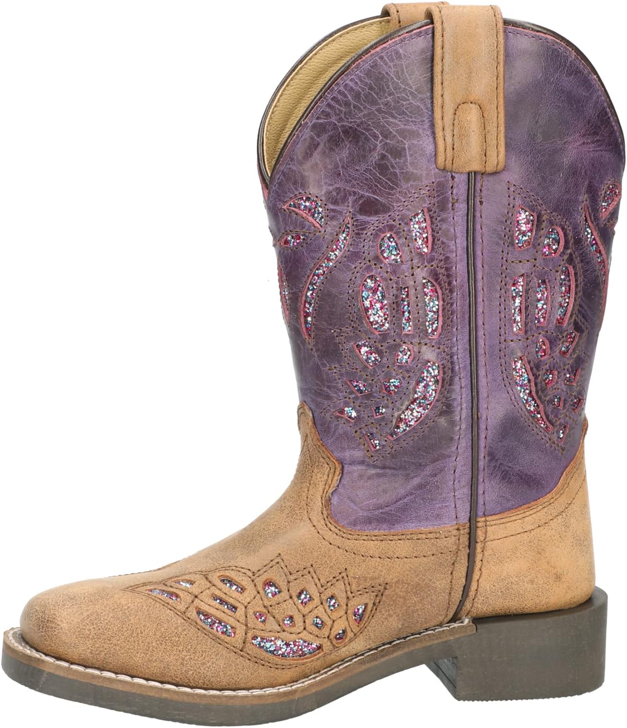 

Девчачьи кожаные ковбойские сапоги Smoky Mountain Western, коричневые, модель 3160Y Smoky Mountain Boots