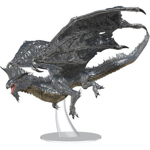 

Миниатюра WizKids/NECA D&D Icons of the Realms Premium Figure: Adult Silver Dragon