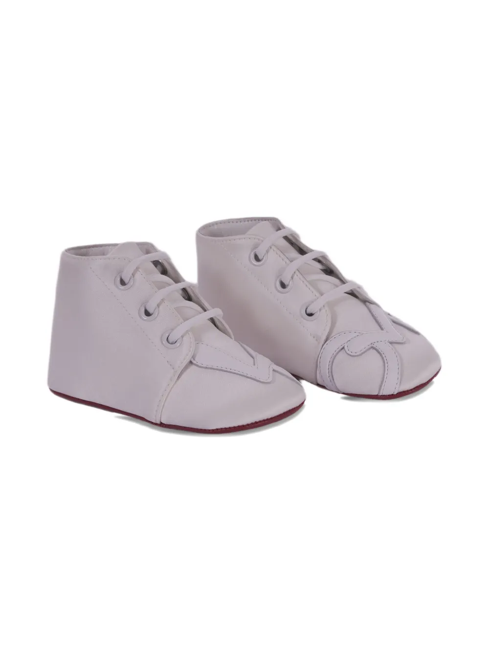 

Дерби baby love на шнуровке Christian Louboutin Kids, белый