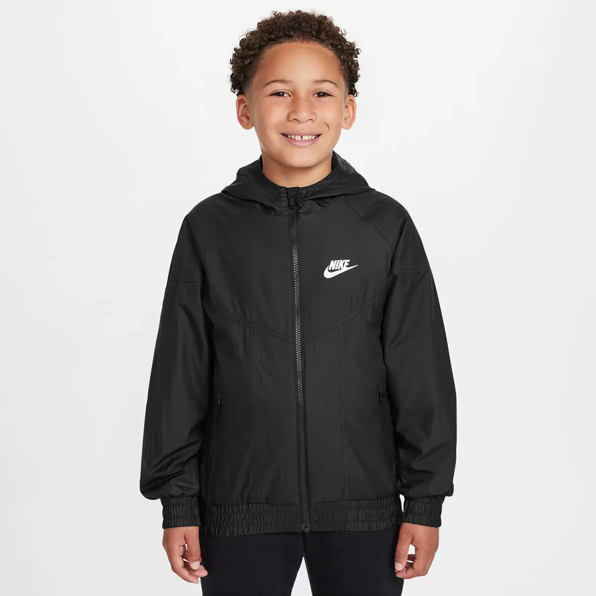 

Спортивная одежда Windrunner Детская куртка Пятноотталкивающий Nike, чёрный