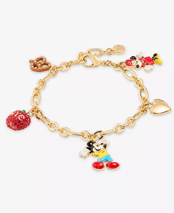 

Disney | Браслет с подвесками Микки Маус и Минни Маус в Нью-Йорке от Macy's, эксклюзивно в Macy's Baublebar, gold