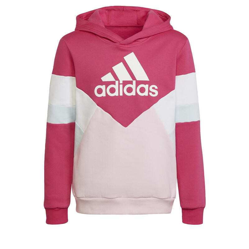 

Флисовая толстовка с цветными блоками ADIDAS, цвет blanco