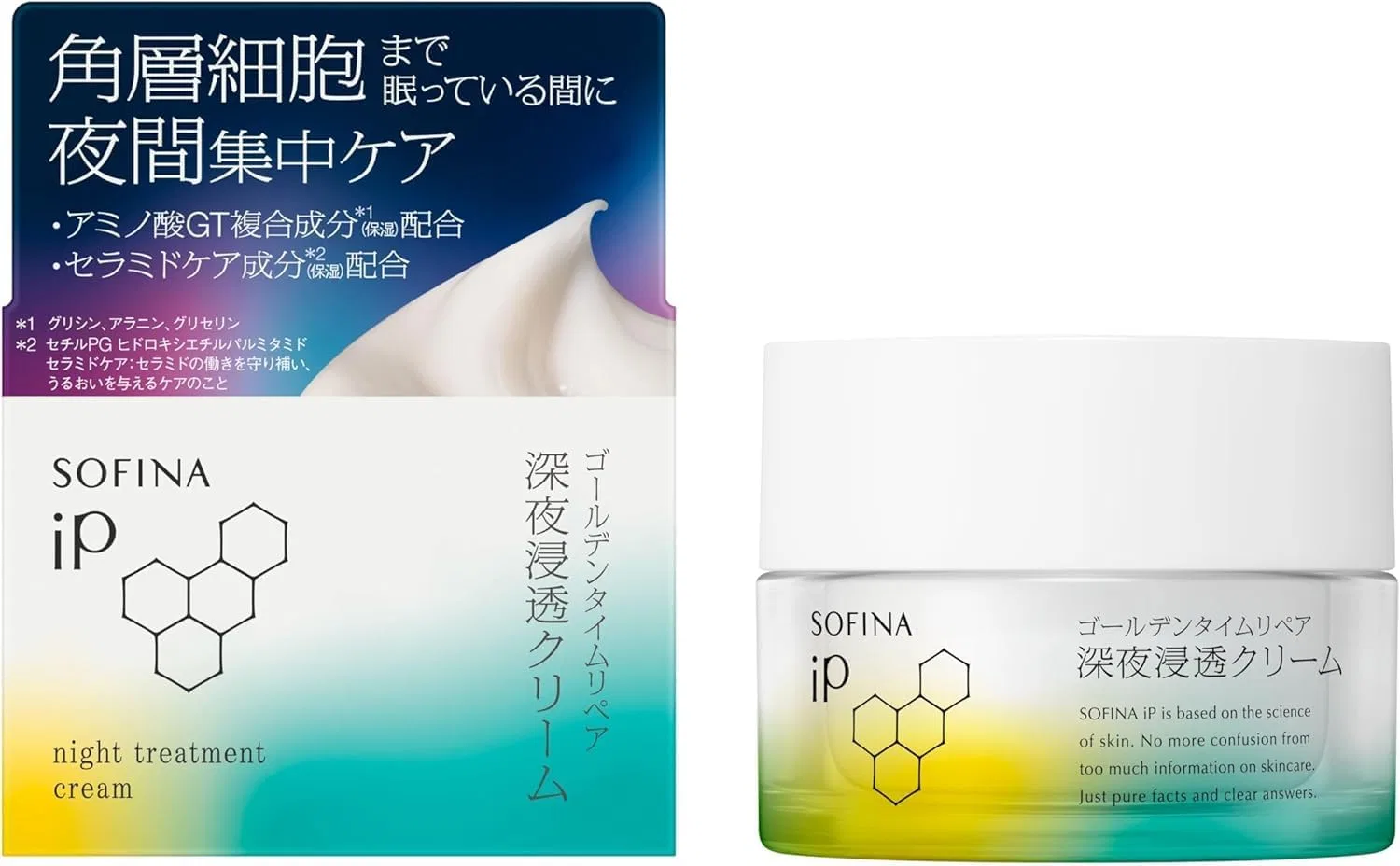Крем для лица — Дневной Sophina iP Golden Time Repair Late Night Penetrating Cream Увлажняющий