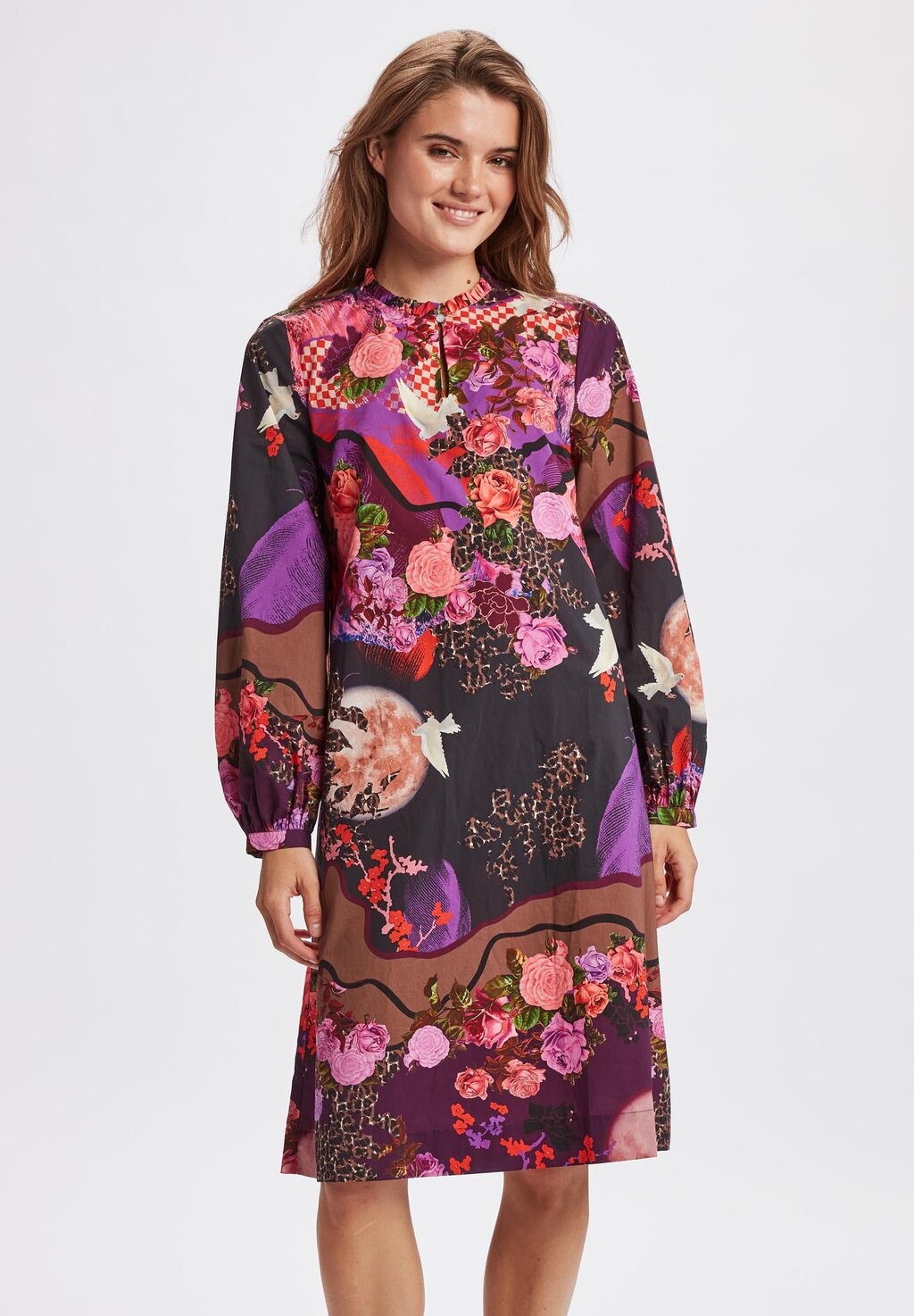 

Платье повседневное NUVICKI Nümph, цвет vibrant orchid