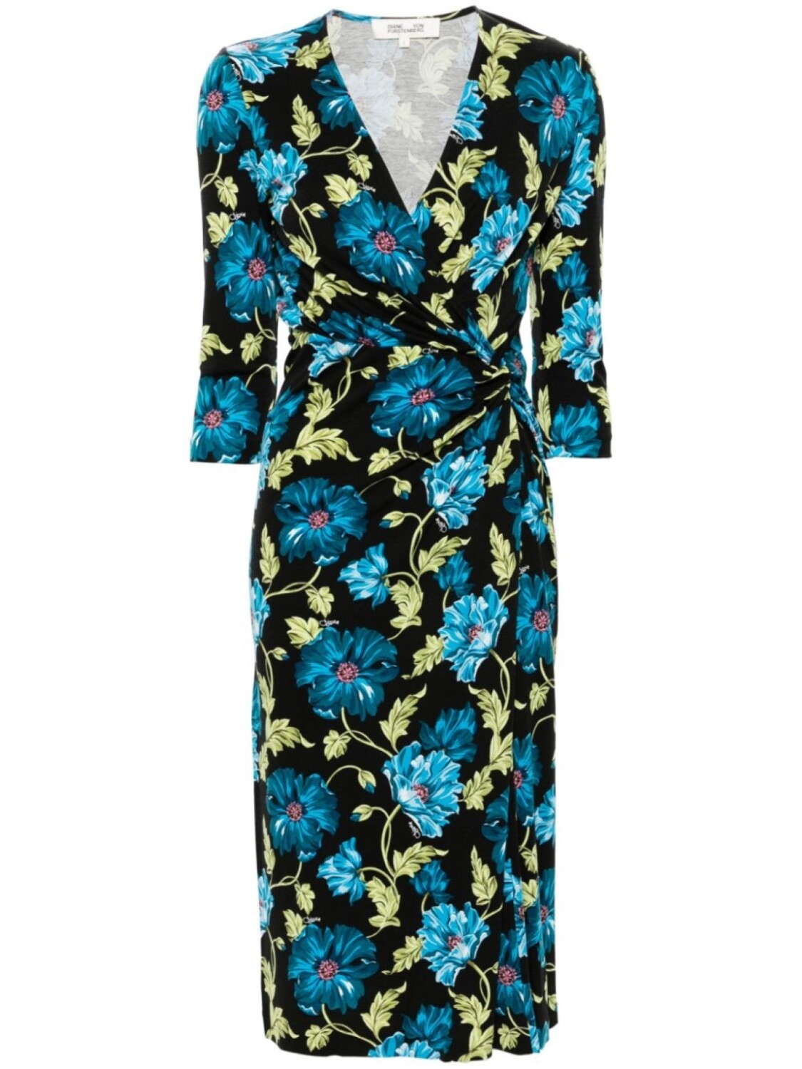

DVF Diane von Furstenberg платье миди Borris, черный