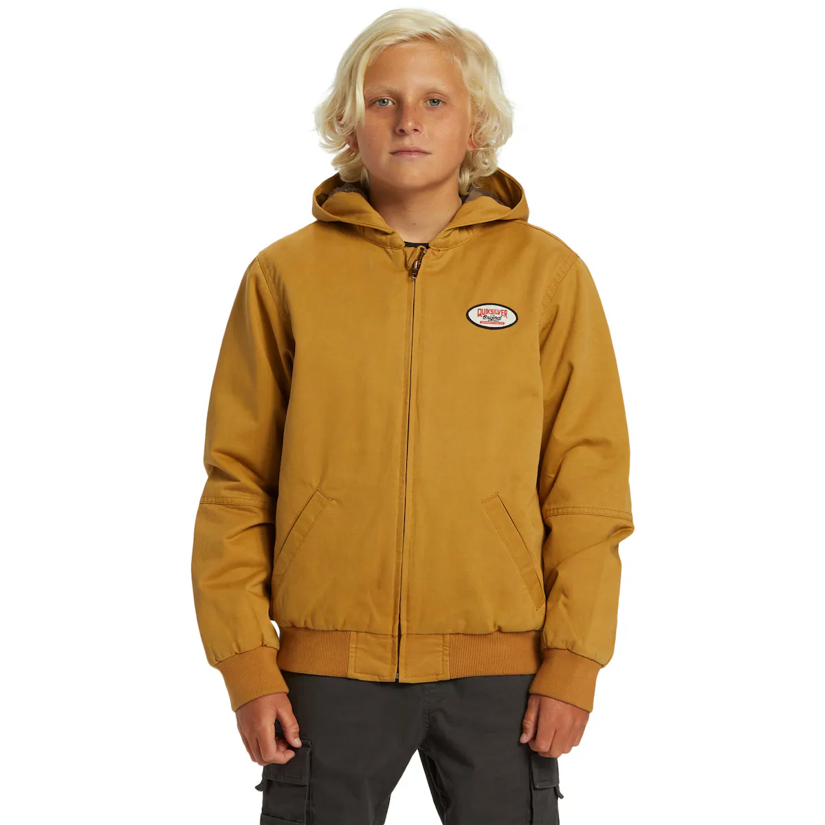 

Детская куртка Quiksilver Lets Go To School, коричневый