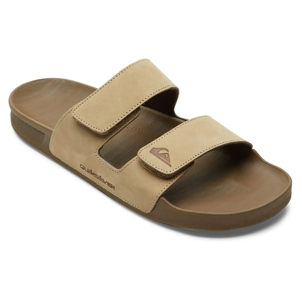 

Шлепанцы Quiksilver Rivileatherdadj, коричневый