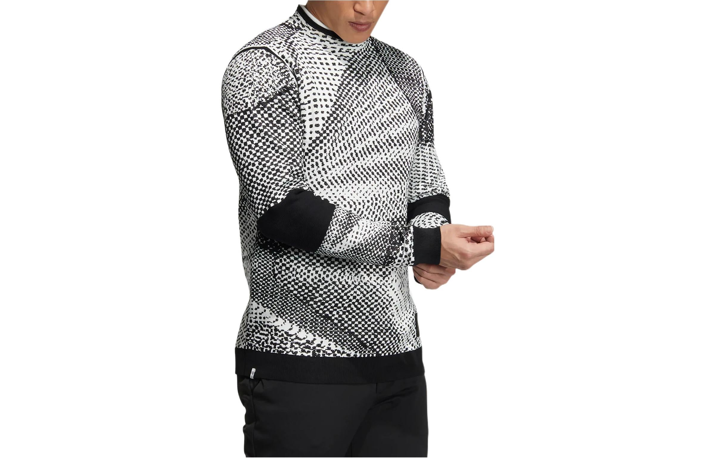 Толстовка Men's adidas Pk Gradation Po Slim Fit Half Turtleneck Back Stripe Pullover Long Sleeves Knitwear Gray — фото 3