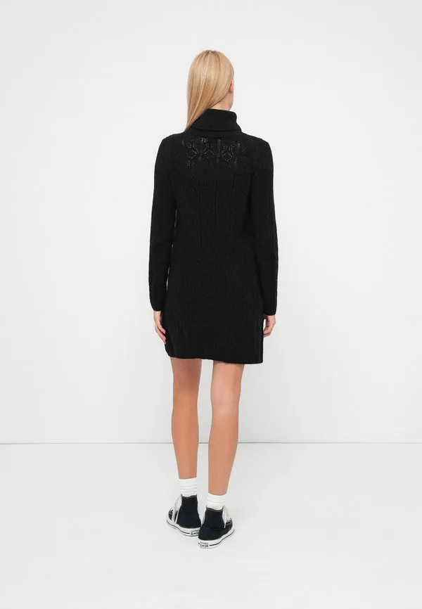 Платье-Комбинезон мини-кроя с т-образным вырезом Gap, True Black — фото 3