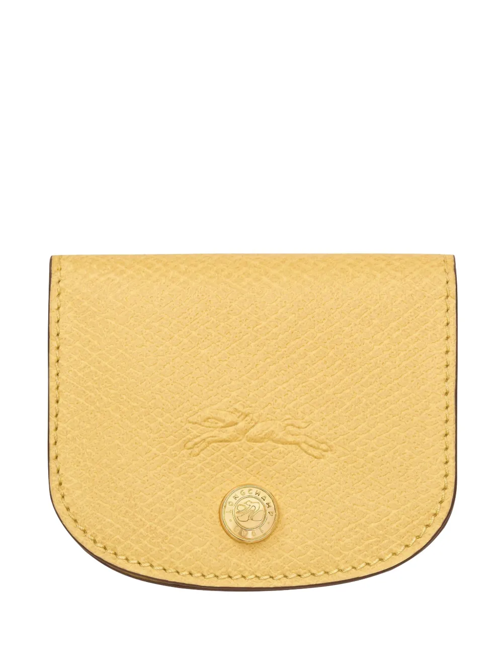 

Кардхолдер из тисненой кожи Épure Longchamp, желтый