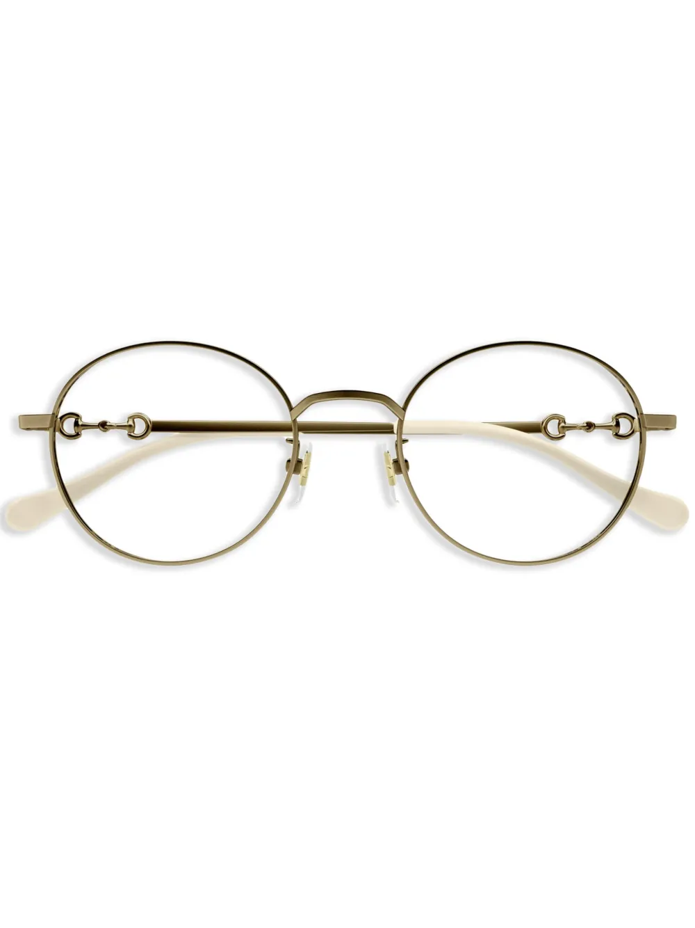 

Очки с декором Horsebit Gucci Eyewear, золотой