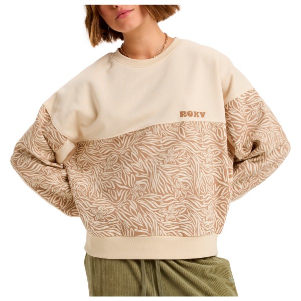 

Женский свитер Gone Wild Block Roxy, Parchment Animal Floral