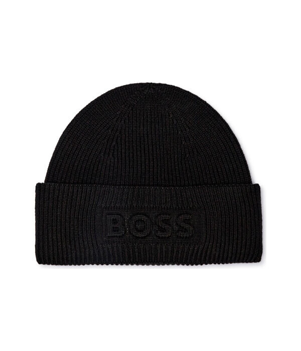 

Шапка мужская Boss Orange шерстяная, черный