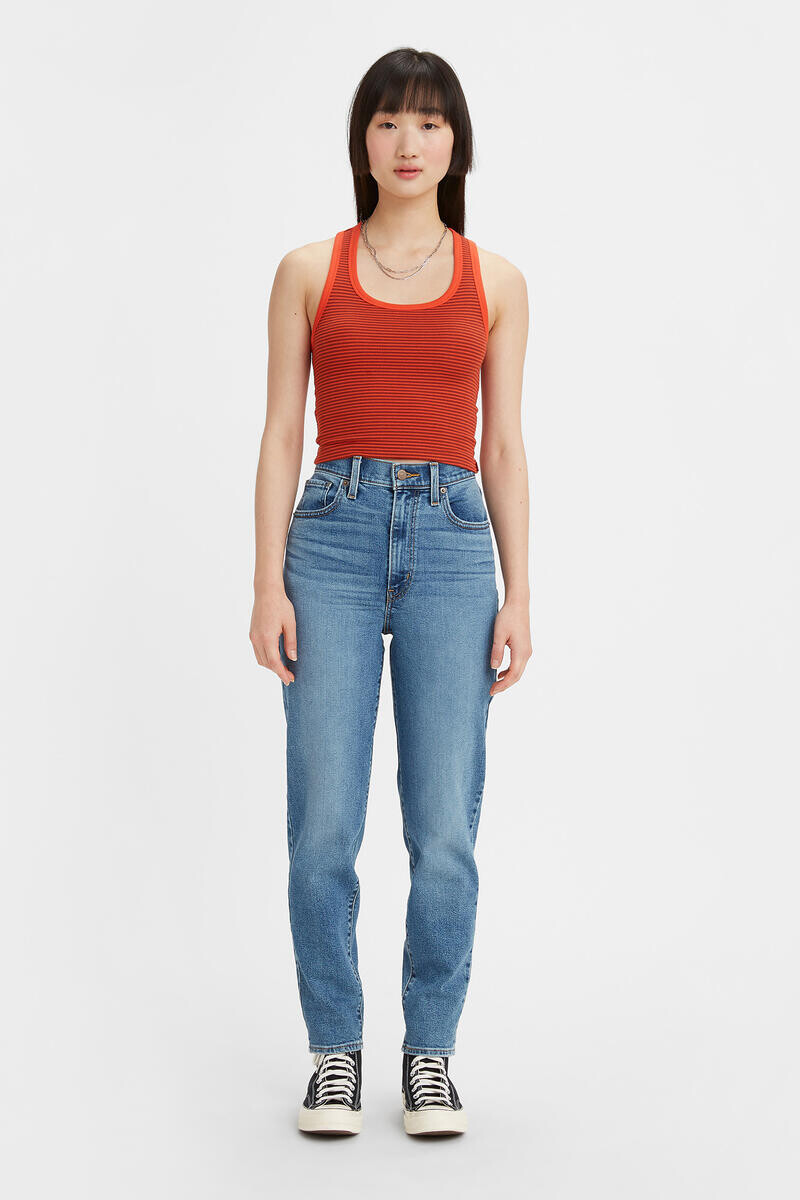 

Джинсы Mom с высокой талией Levi's, синий