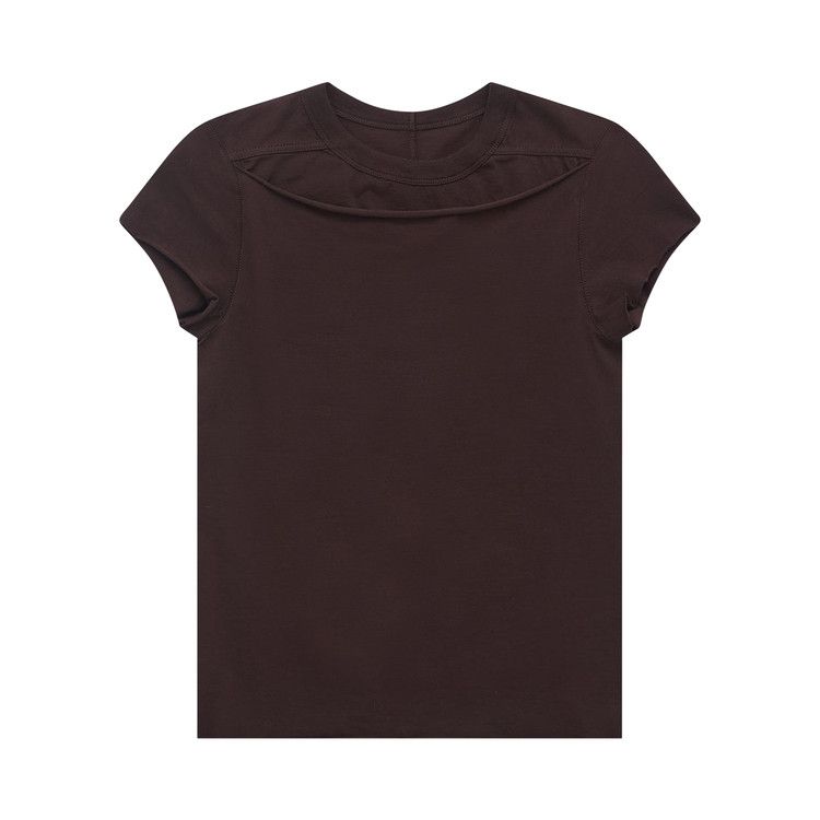 

Футболка Rick Owens Cropped Level T-Shirt, Dark Dust