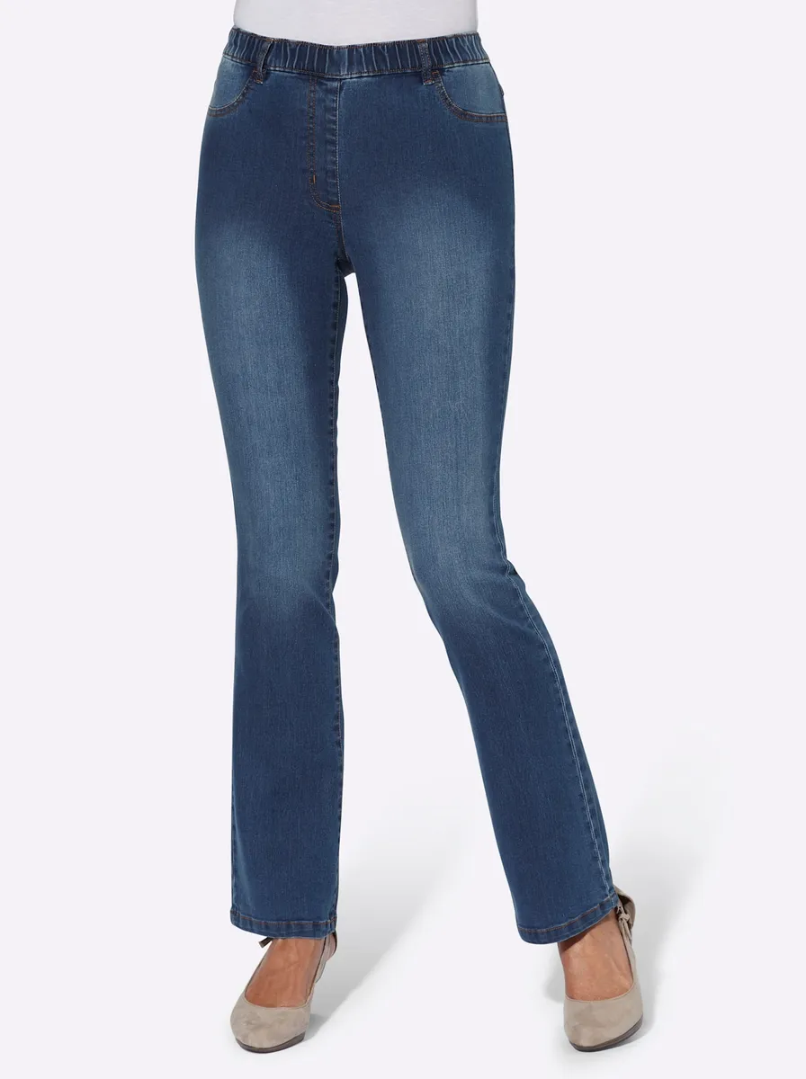 

Джинсы Classic Basics bootcut (1 шт.), синий