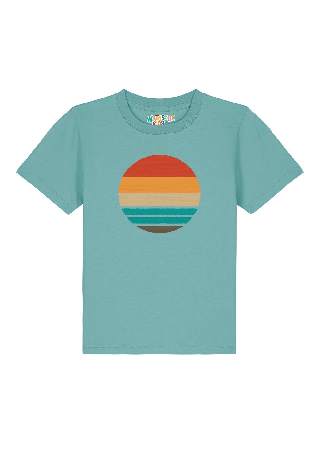 

Футболка с принтом Watapparel, цвет teal monstera