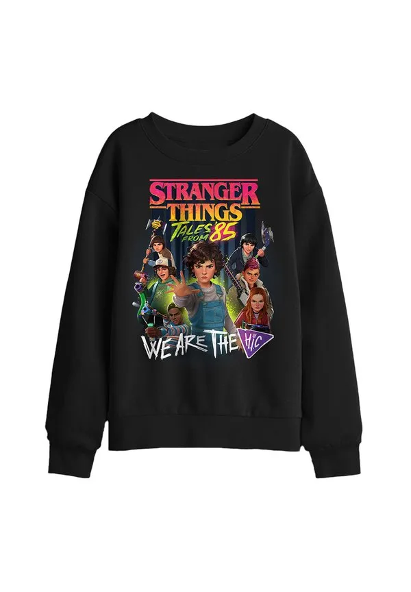 Джемпер с постером stranger things tales from 85 hic Netflix, Black