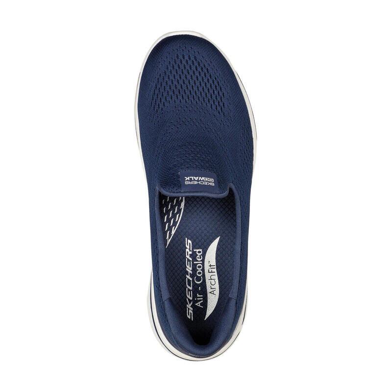 Женские спортивные туфли/кеды GO WALK ARCH FIT IMAGINED темно-синие SKECHERS, цвет blau — фото 2