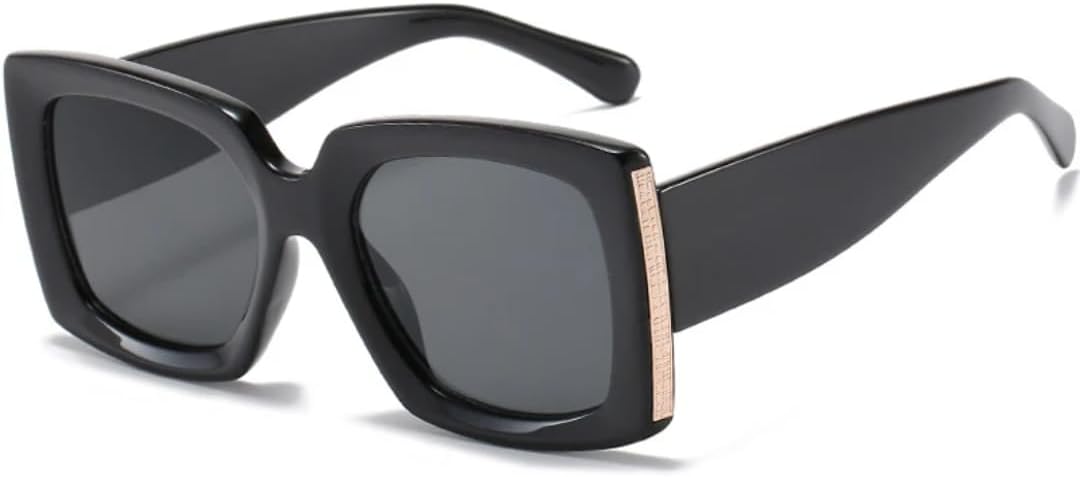 

Классические женские ретро-солнцезащитные очки с градиентным зеркальным покрытием, широкие дужки, защита от УФ-излучения UV400. Мужские модные очки VVTWSSW, Black Gray