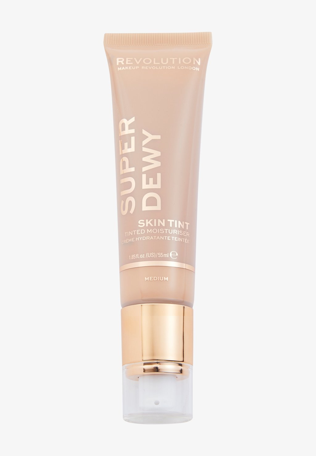 

Тональный дневной уход SUPERDEWY TINTED MOISTURISER Makeup Revolution, цвет medium