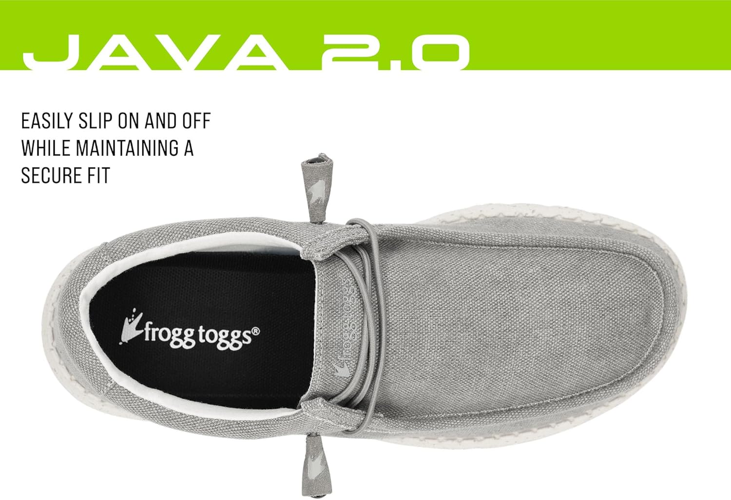 Мужские кроссовки FROGG TOGGS Java 2.0 на шнуровке, не водонепроницаемые, серый — фото 3