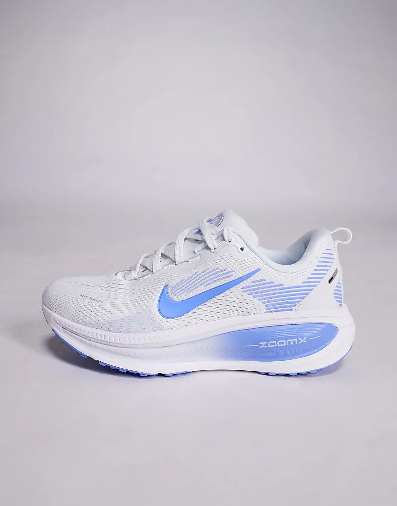Кроссовки Nike Running Vomero 18 белого и синего цветов — фото 2