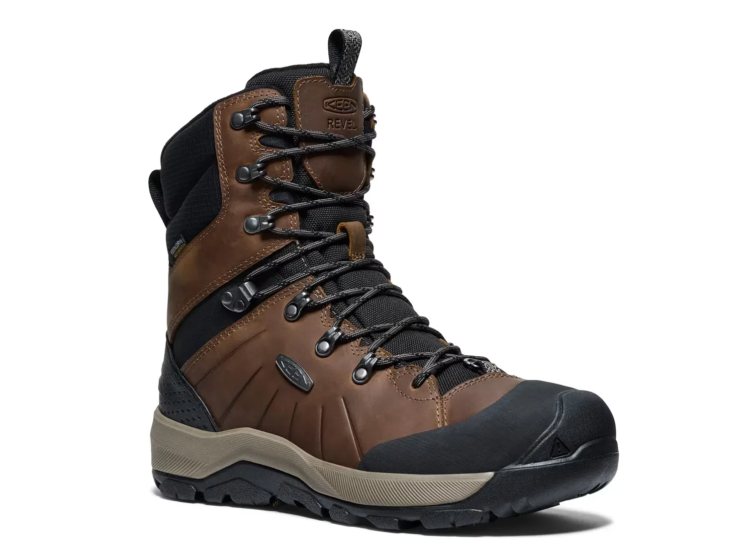 

Высокие водонепроницаемые зимние ботинки Revel IV - мужские Keen, Dark Brown