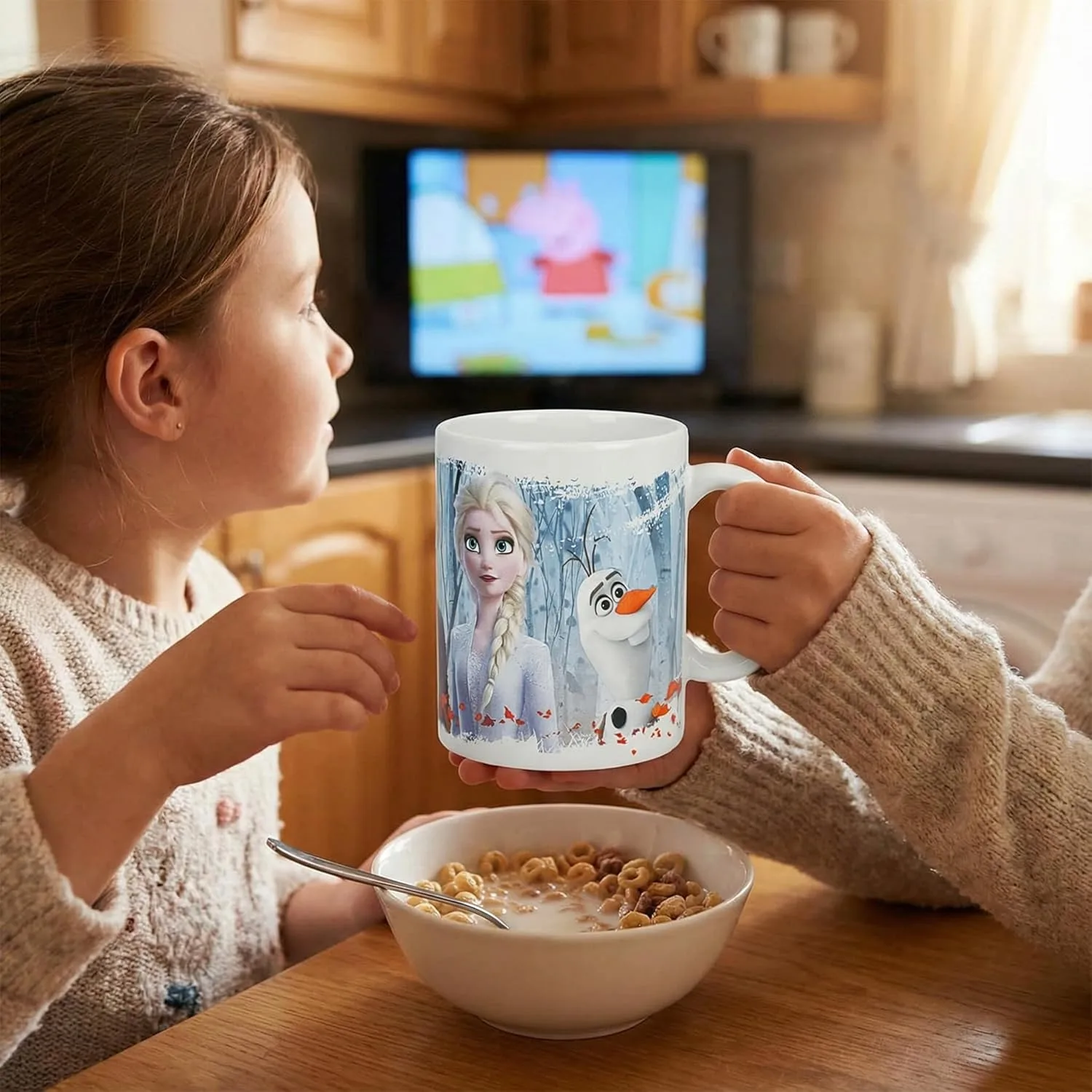 Керамическая кружка Frozen для детей в подарочной упаковке 325 мл ILS I LOVE SHOPPING — фото 3