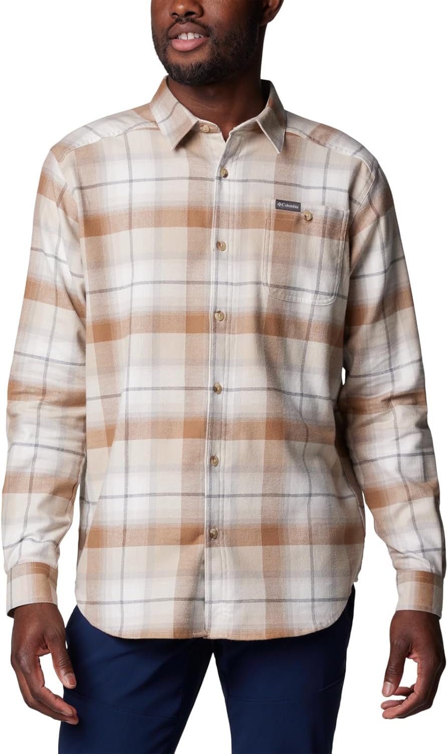 

Columbia мужская фланелевая рубашка с длинным рукавом Cornell Woods, Dark Stone Classic Multi Tartan