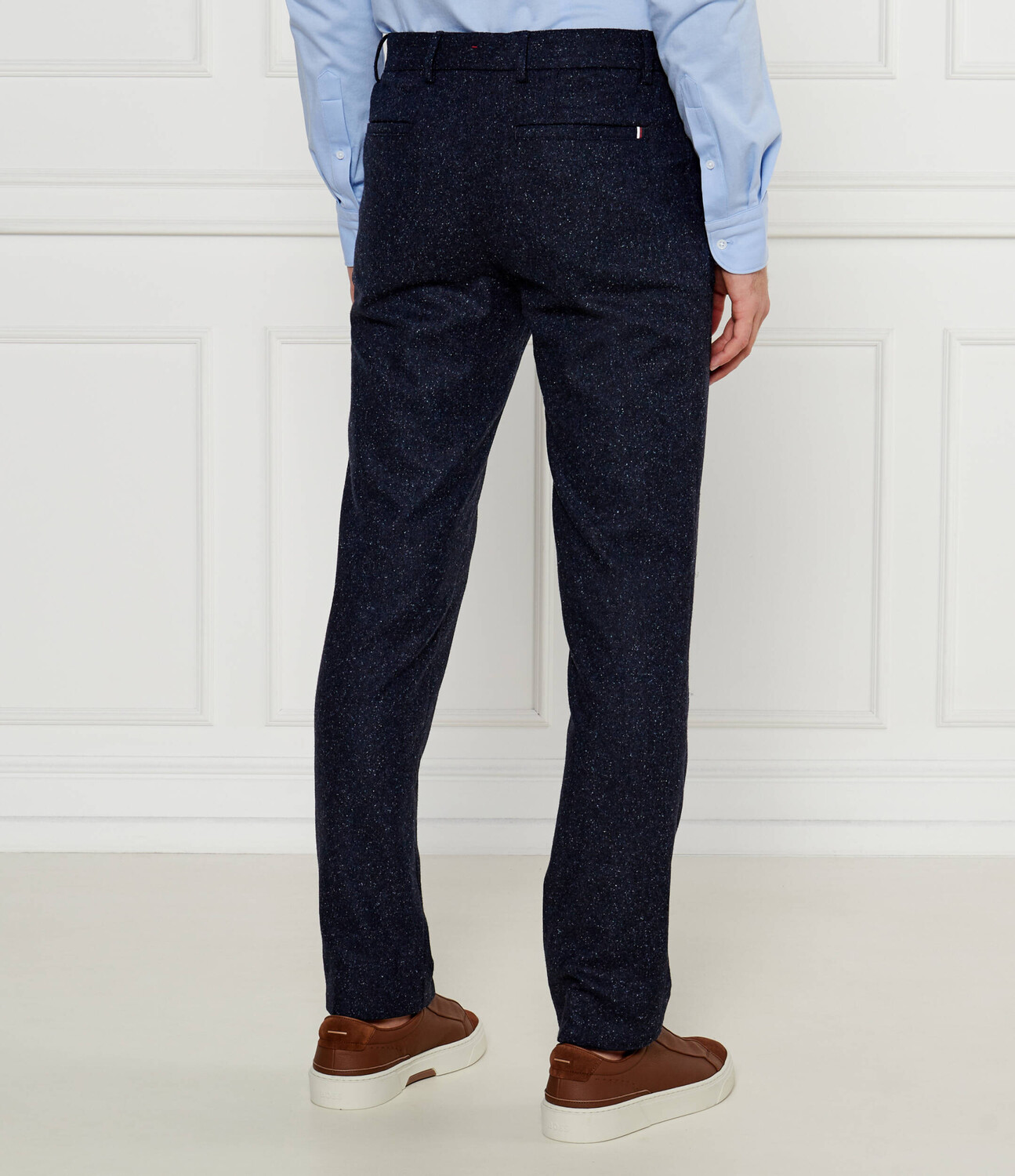 Брюки Tommy Hilfiger chino Denton, темно-синий — фото 3
