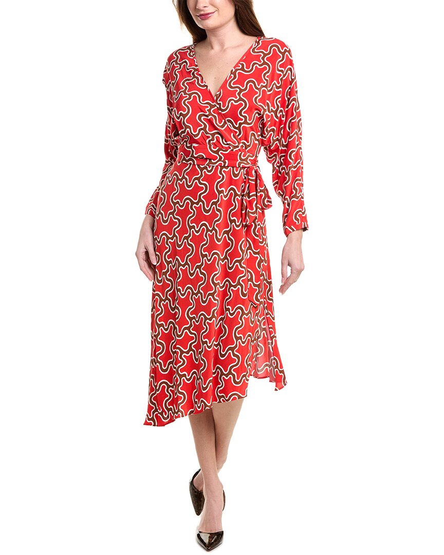 

Платье миди Diane von Furstenberg Eloise, красный