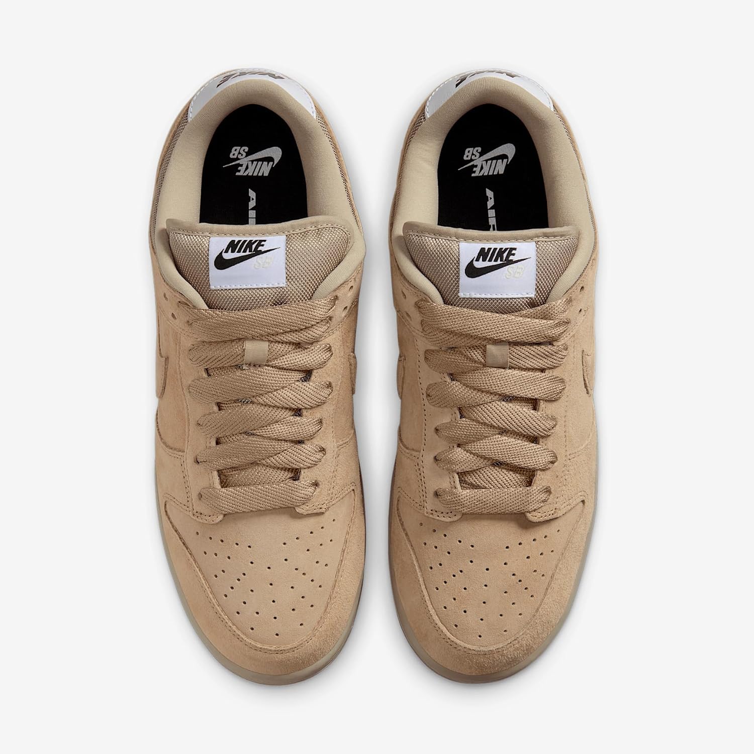 Кроссовки Nike SB DUNK LOW PRO цвета «винтаж зеленый/выгоревший восход», 200-Parachutebeige — фото 2