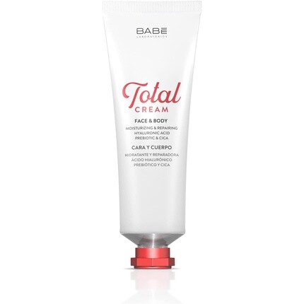 

Laboratorios Bab Total Cream Многофункциональный крем для лица, тела и рук для ежедневного использования с пребиотиками Cyka и гиалуроновой кислотой Coral 60 мм, Babe Laboratories