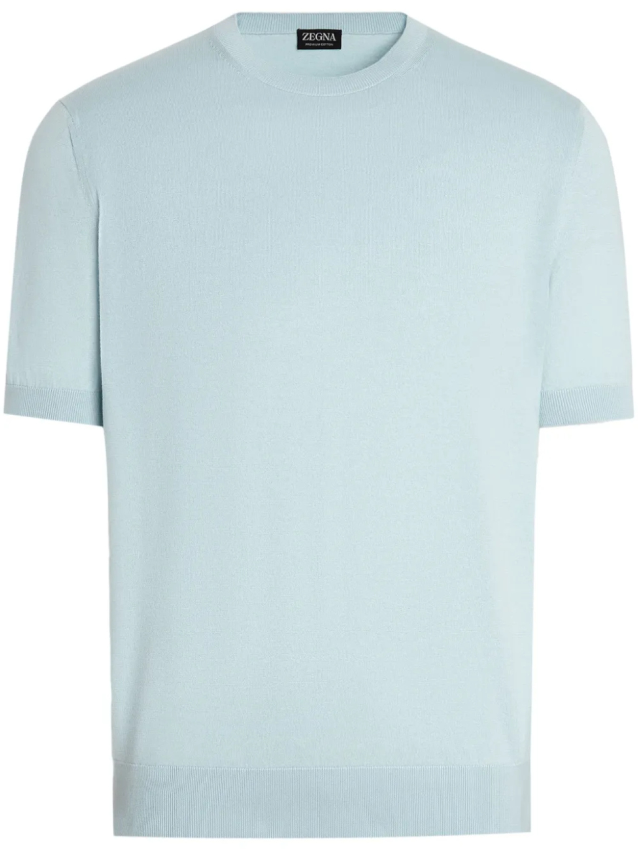 

Футболка с круглым вырезом Zegna, синий