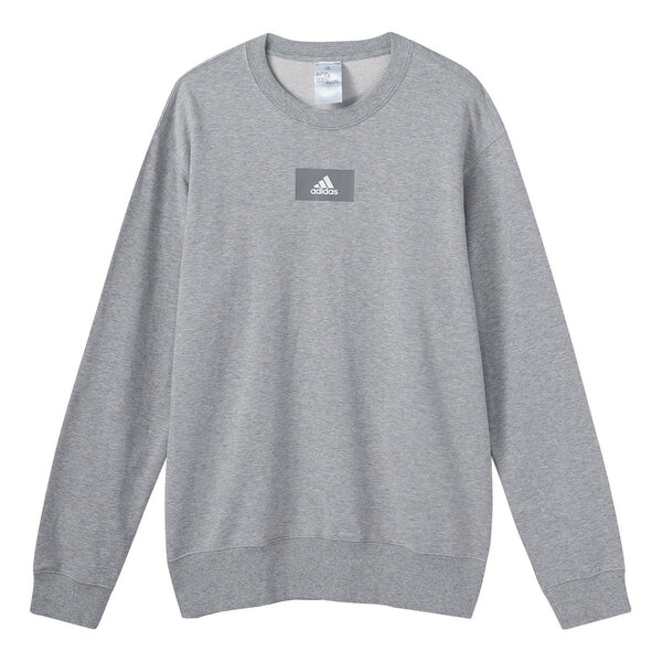 

Толстовка Men's adidas Round Neck Training Sports Knit Casual Gray, мультиколор