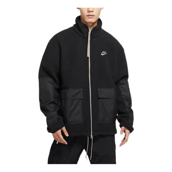 

Куртка Nike utility fleece jacket 'Black', черный