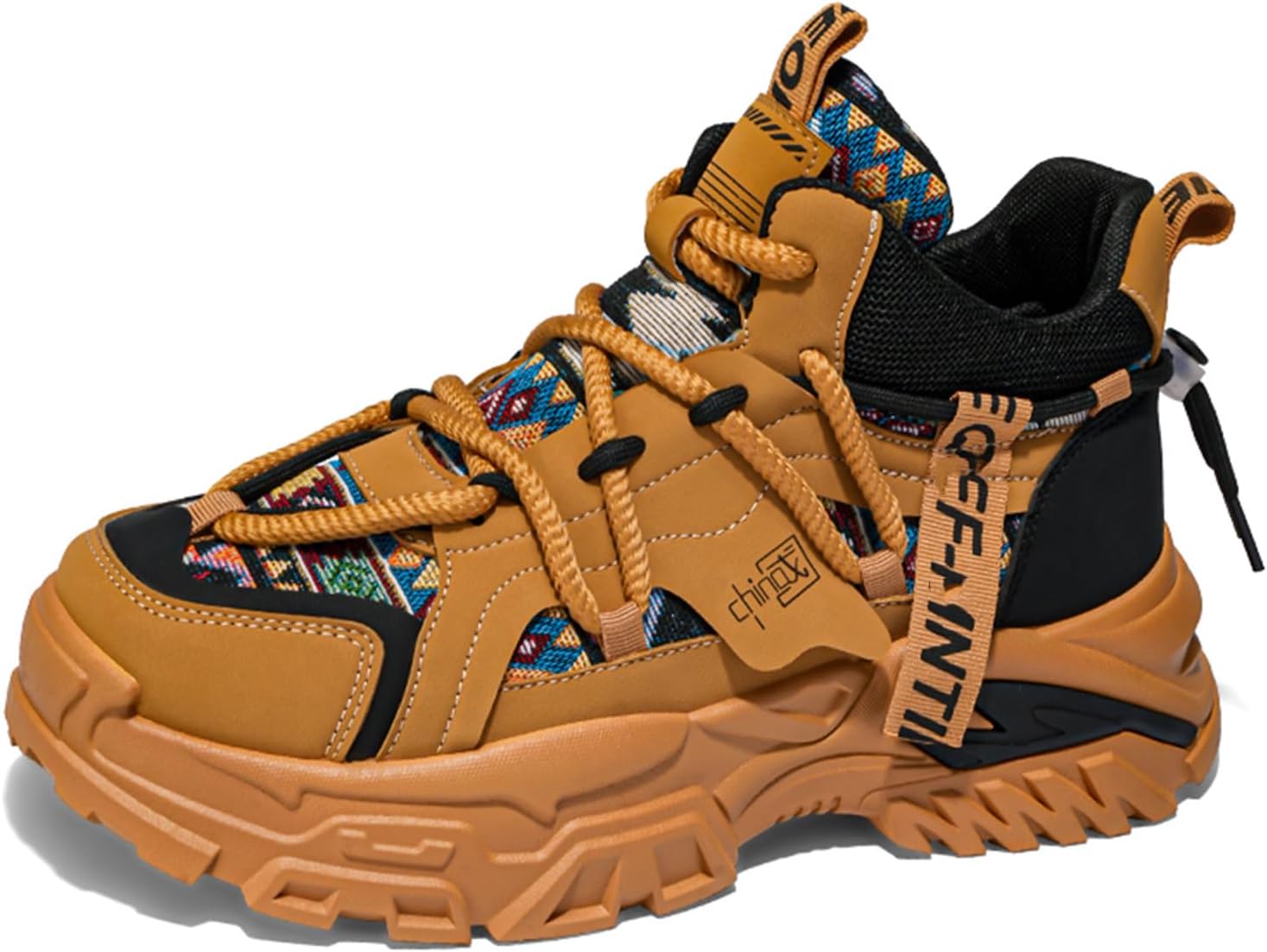 

Мужские черные массивные модные кроссовки GSIGUL, всесезонные спортивно-повседневные прогулочные обувь