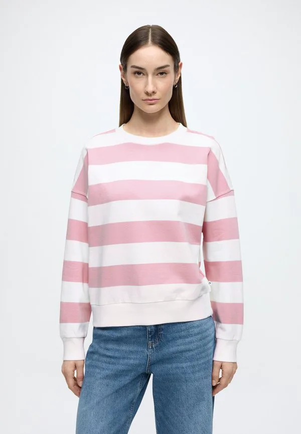 

Свитшот с круглым вырезом Tom Tailor Denim, Soft Rose White Stripe, Белый, Свитшот с круглым вырезом Tom Tailor Denim, Soft Rose White Stripe